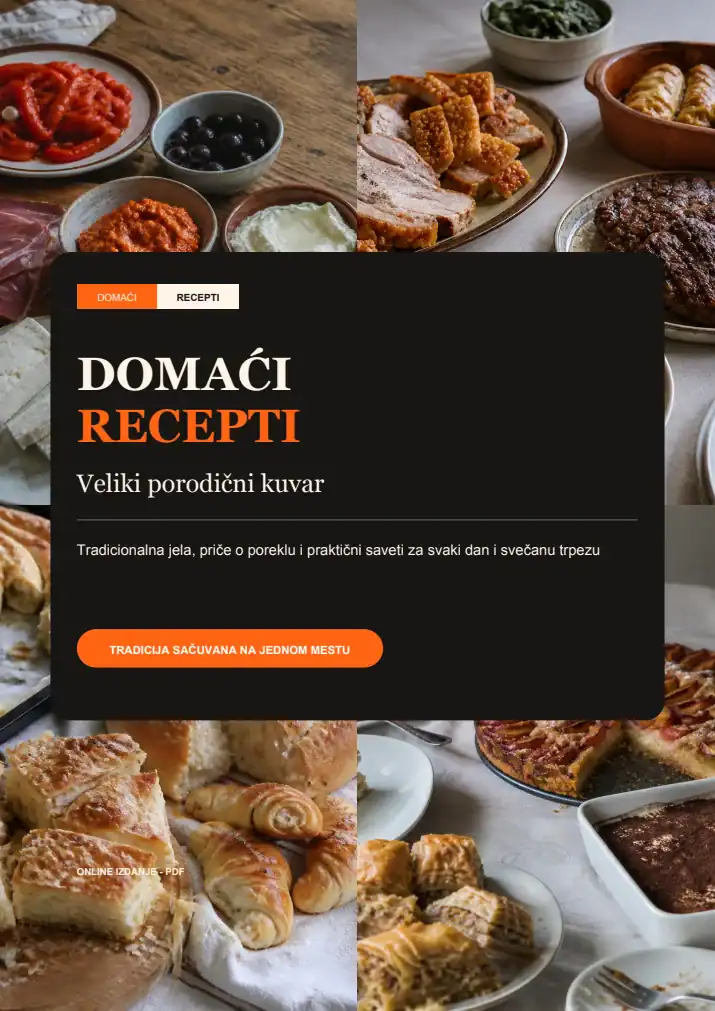 Korica knjige Domaći Recepti — Veliki Porodični Kuvar